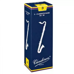 Vandoren Traditional 2.0 5-pack (CR122)  трости для бас-кларнета №2.0, 5 шт.