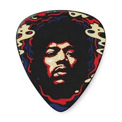 Dunlop JHP15HV Jimi Hendrix Star Haze 6Pack  медиаторы, жесткие, , 6 шт.
