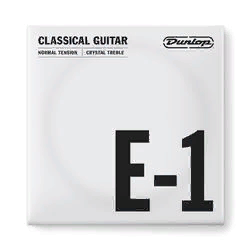 Dunlop DCY01ENS Nylon Crystal Treble E-1  струна E, 1я стр. для клас гитары, нейлон, посер медь