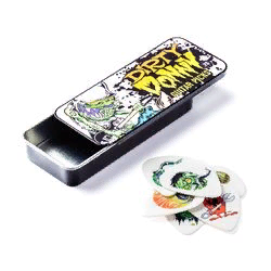 Dunlop BL111T060 Dirty Donny Pick Tin  сувенирный набор медиаторов в пенале, толщина 0.6 мм, 6 шт.