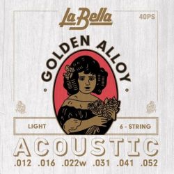Струны для акустической гитары LA BELLA 40 PS