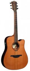 Гитара электроакустическая шестиструнная LAG T-100D CE