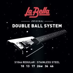 Струны для электрогитары headless LA BELLA S1046