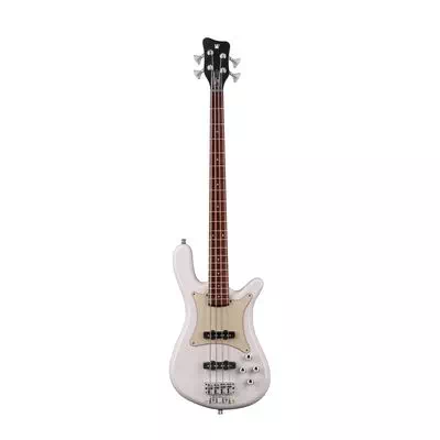 Warwick STREAMER CV Cream White Highpolish  бас-гитара PRO SERIES TEAMBUILT, цвет белый, глянцевый