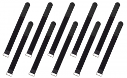 Rockboard CABLE TIES 400 B  липучки для проводов (10 шт. ), черная, large