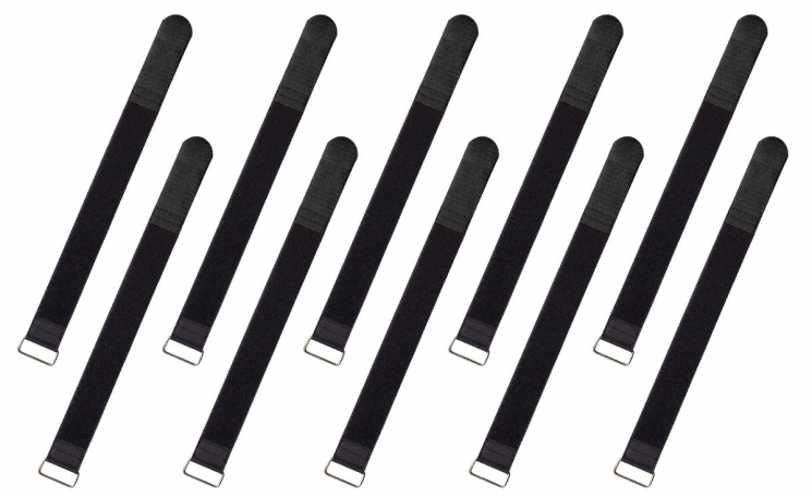 Rockboard CABLE TIES 400 B  липучки для проводов (10 шт. ), черная, large