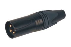 Xline Cables RCON XLR M 16 Разъем XLR ПАПА кабельный никель 3pin Цвет: черный