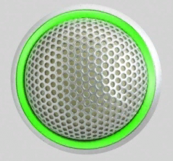 SHURE MX395AL/C-LED Маленький микрофон граничного слоя конденсаторный кардиоидный, 50-17000 Гц, Max.SPL 121 дБ, LED-кольцо, XLR 5 pin. Серебристый