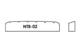 NTB-02 Верхний порожек для гитары, латунь, Hosco