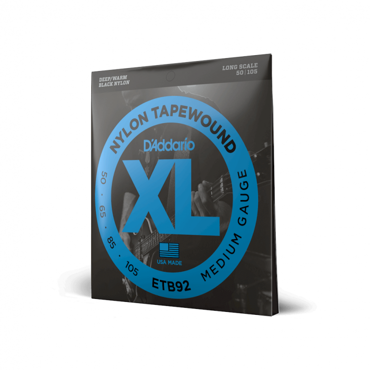 Струны для бас-гитары D'ADDARIO ETB 92