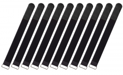 Rockboard CABLE TIES 500 B  липучки для проводов (10 шт. ), черная, extra-large