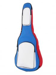 MZ-ChG-12-3red/blue/wh Чехол для гитары дредноут, MEZZO