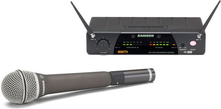 Samson Handheld Mic System (AX1/CR77 + Q7 Mic) CH E4