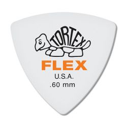 456P.60 Tortex Flex Медиаторы, 6шт, толщина 0,60мм, треугольные, Dunlop