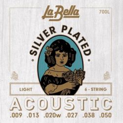Струны для акустической гитары LA BELLA 700 L