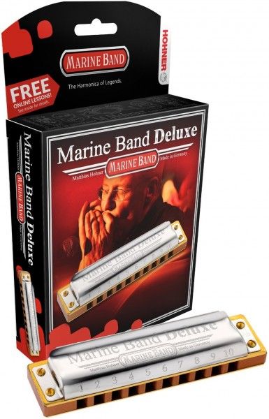 Губная гармоника диатоническая HOHNER Marine Band Deluxe 2005/20 Bb