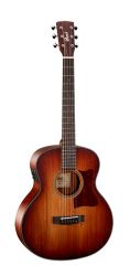 Little-CJ-Blackwood-OPLB CJ Series Электро-акустическая гитара 3/4 с чехлом, санберст, Cort