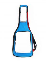 MZ-ChGЕ-3red/blue/wh Чехол для электрогитары, MEZZO