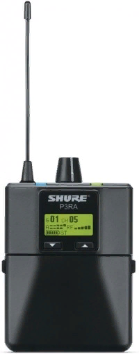 SHURE P3RA M16 Приемник персонального мониторинга PSM300, 686-710 МГц, технология MixMode, динамический диапазон 90 дБ, до 90 м, металлический