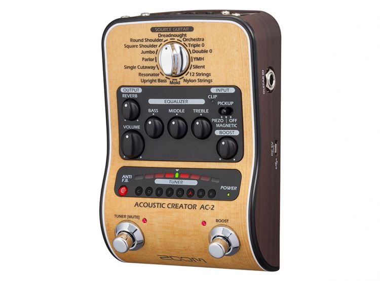Купить Zoom AC-2 Acoustic Creator Процессор эффектов для акустической ...