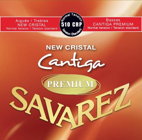 510CRP New Cristal Cantiga Premium Комплект струн для классической гитары, нормальное нат., Savarez