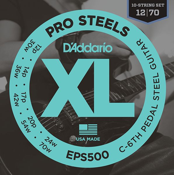 EPS500 ProSteels 12-70, C6, D'Addario