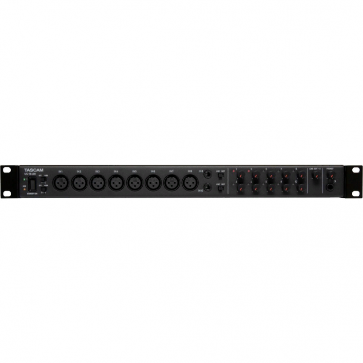 Tascam US-16x08  USB AUDIO/ MIDIинтерфейс, 16вх. 8вых, 96кГц/ 24бит, USB2.0, PC/ iOS