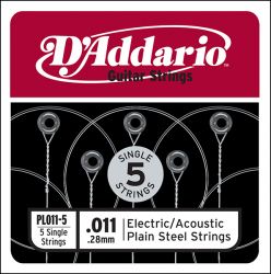 PL011-5 Plain Steel  D`Addario