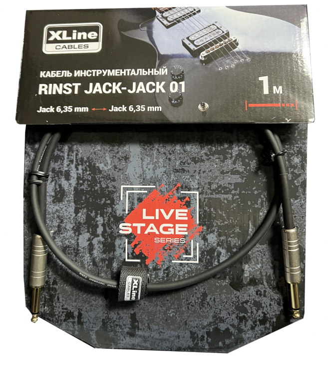 Xline Cables RINST JACK-JACK 01 Кабель инструментальный 2xJack 6,35mm mono длина 1м