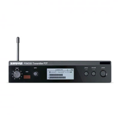 SHURE P3TE M16 Одноканальный передатчик персонального мониторинга PSM300, 686-710 МГц, выносные антенны 1/4-волны, рековый