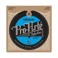 D`Addario EJ50  Струны для классической гитары, Silver, Black nylon, Hard Tension