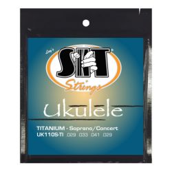 SIT UK110S-TI, Ukulele Standard Black (Soprano / Concert)