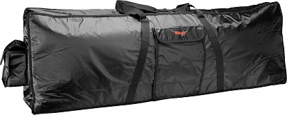 STAGG K10-128 - чехол для синтезатора мягкий, Мягкий чехол, прокладки 10 мм, размеры: 128 х 41 х 15 см, для ROLAND G-800, YAMAHA MOTIF XS7, цвет: черный