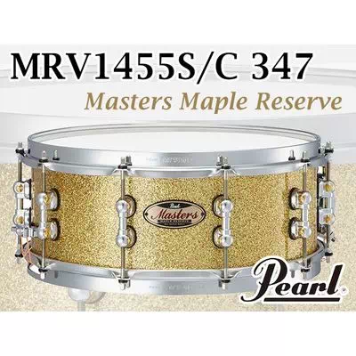 Pearl MRV1455S/ C347  малый барабан 14"х5,5", клён, цвет Bombay Gold Sparkle