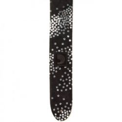 PLANET WAVES 2` Suede with Silver Screened Star Print