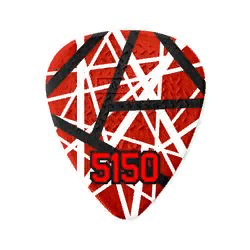 Dunlop EVHP08 Eddie Van Halen Max-Grip 6Pack  медиаторы, толщина 0.6 мм, 6 шт.