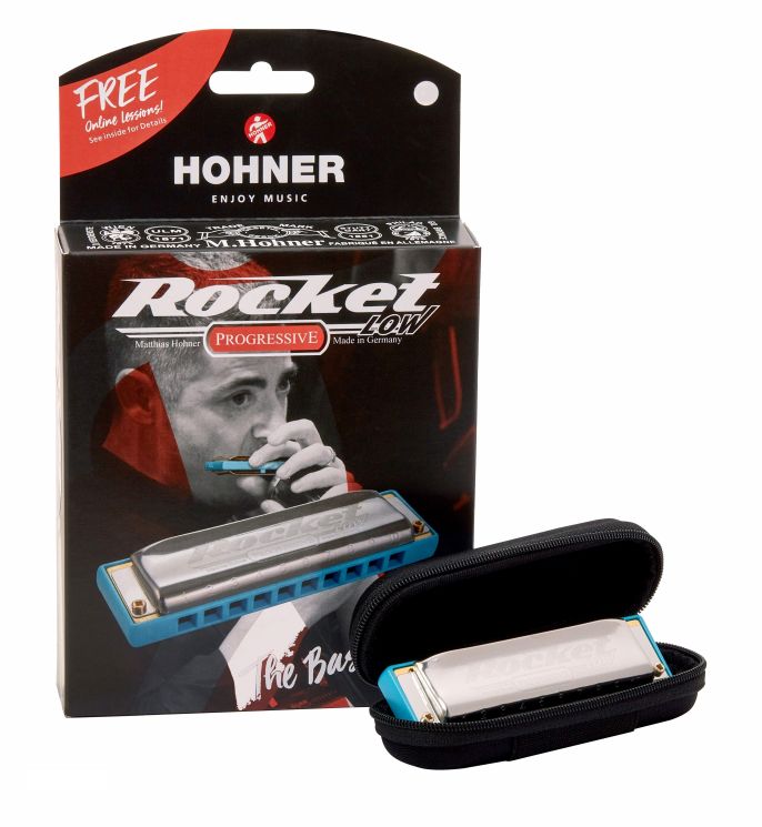 Губная гармоника диатоническая HOHNER Rocket Low F