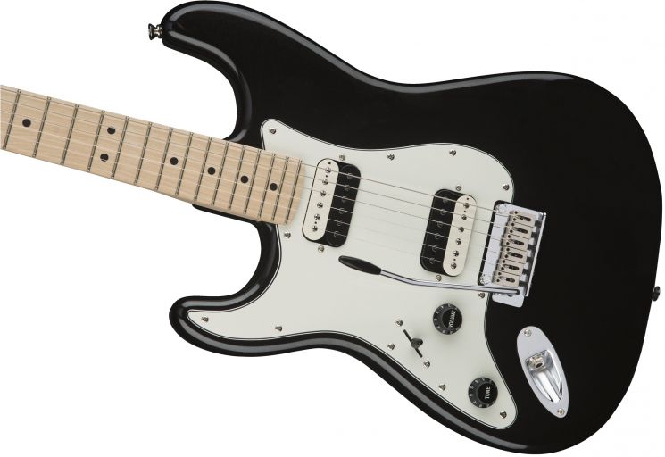 Fender Squier Contemporary Stratocaster HH Left-Handed, Maple Fingerboard, Black Metallic 