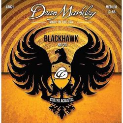 DM8021 Blackhawk 80/20 Комплект струн для акустической гитары, с покрытием, 13-56, Dean Markley