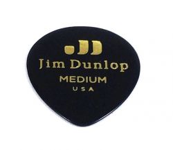485P03MD Black Teardrop Медиаторы, 12шт, капля, средние, Dunlop