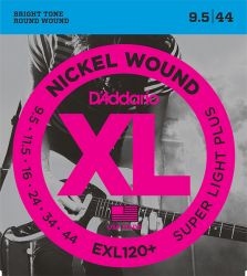EXL120+ Nickel Wound Super Light Plus, 9.5-44, D'Addario