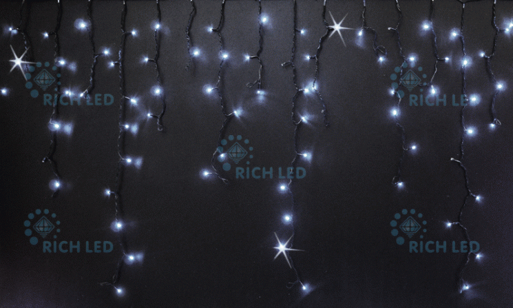 Бахрома светодиодная RICH LED RL-i3*0.9F -B/BW