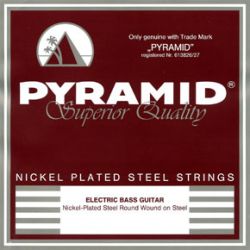 814100 Nickel Plated Комплект струн для бас-гитары, никелированные, 40-95, Pyramid