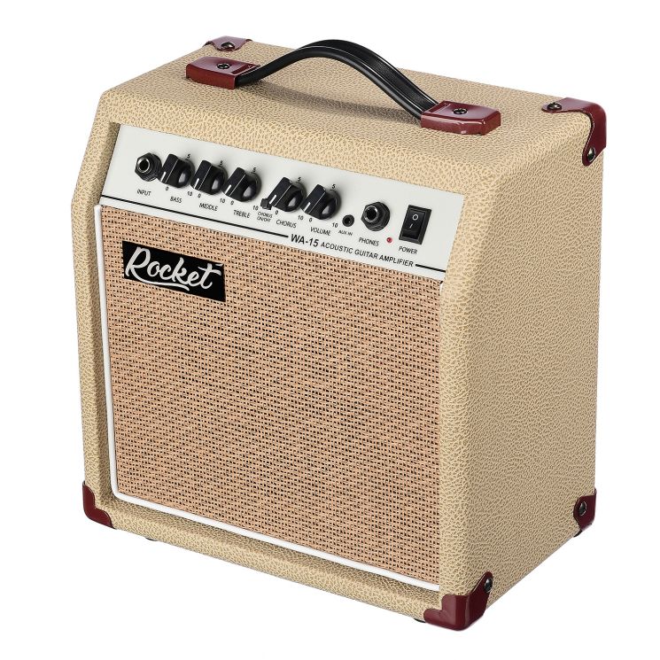 Комбоусилитель для акустических  гитар ROCKET WA-15 MP3