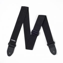 D07-01BK Poly Ремень для гитары, полиэстер, черный, Dunlop