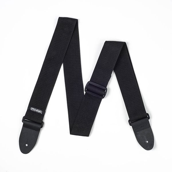 D07-01BK Poly Ремень для гитары, полиэстер, черный, Dunlop