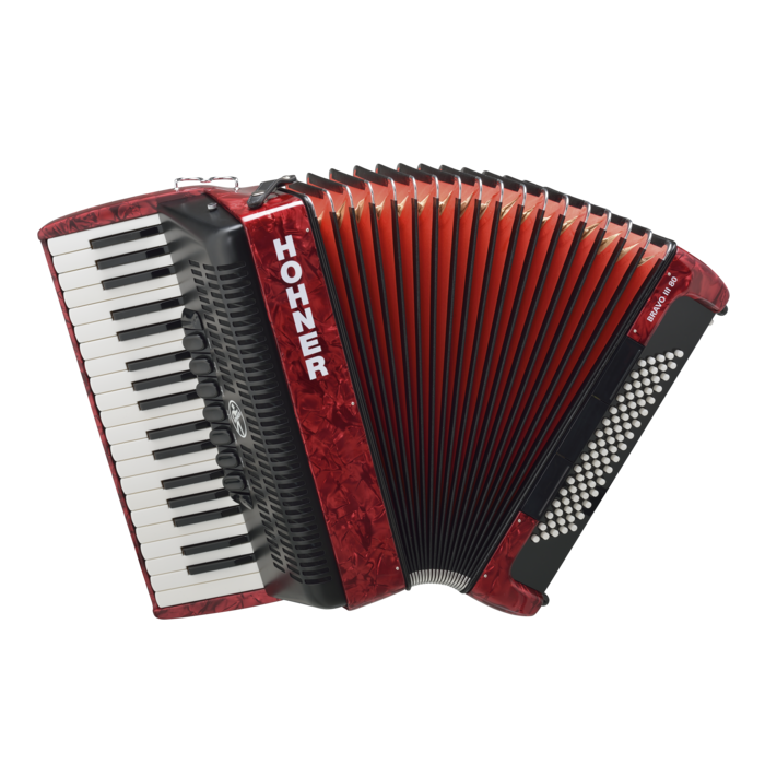 Аккордеон 7/8 HOHNER Bravo III 80 red