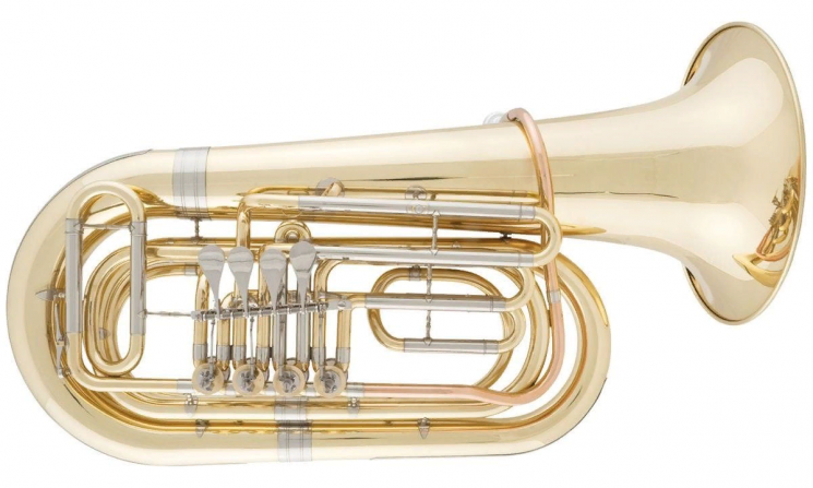 Arnolds&Sons ABB-6180  туба Bb 1/4, 4 роторных вентиля, длина 90 см, 8 кг,