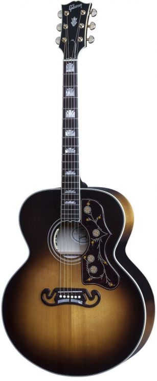 Гитара электроакустическая GIBSON SJ-200 Standard Vintage Sunburst  Кейс