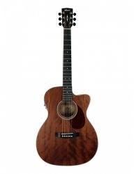 L100-OC-MH-NS Luce Series Электро-акустическая гитара, с вырезом, цвет натуральный, Cort